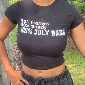 100% JULY BABE T-SHIRT